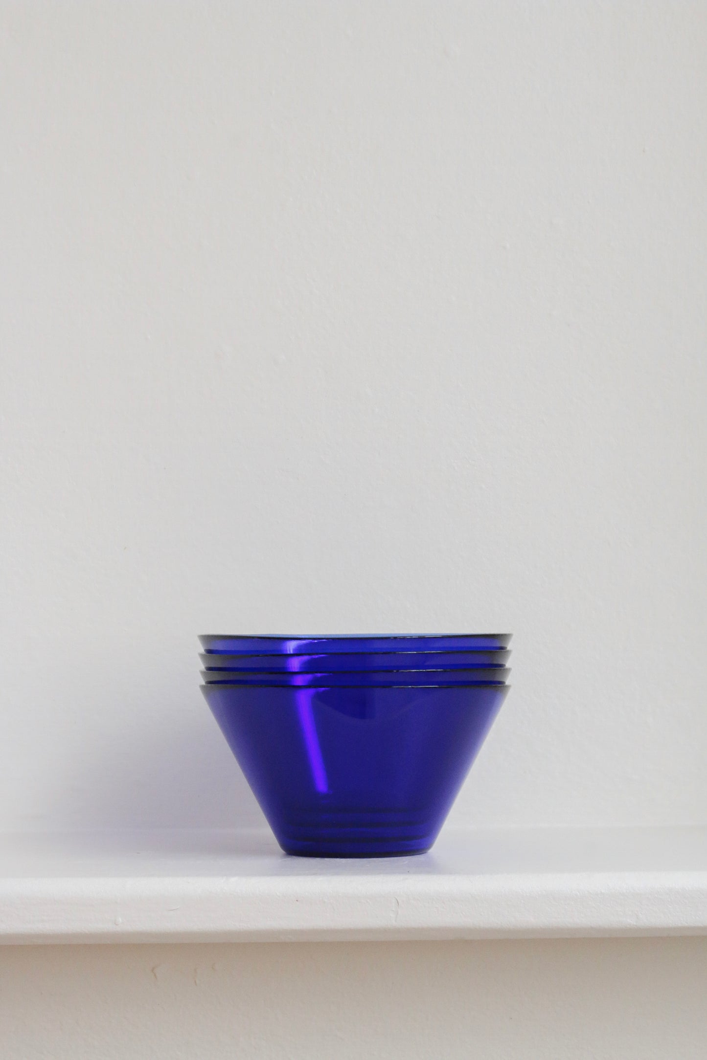 Cobalt Glass Bowls (4)