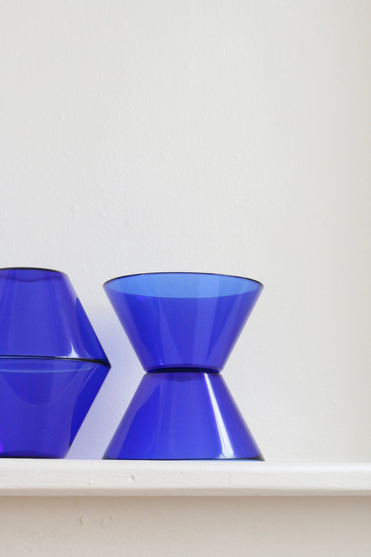 Cobalt Glass Bowls (4)