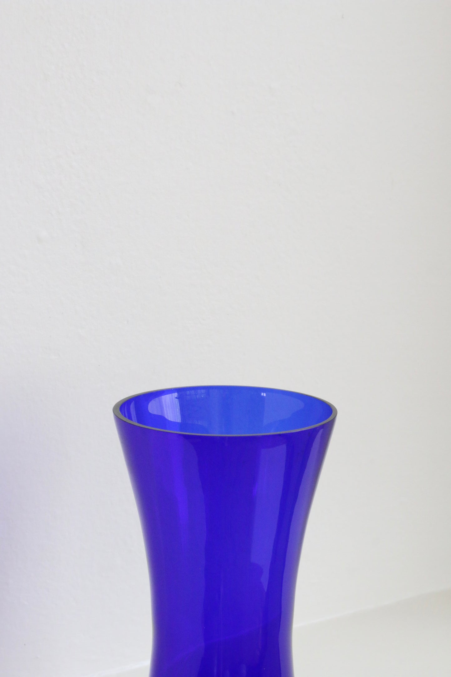 Cobalt Hourglass Vase