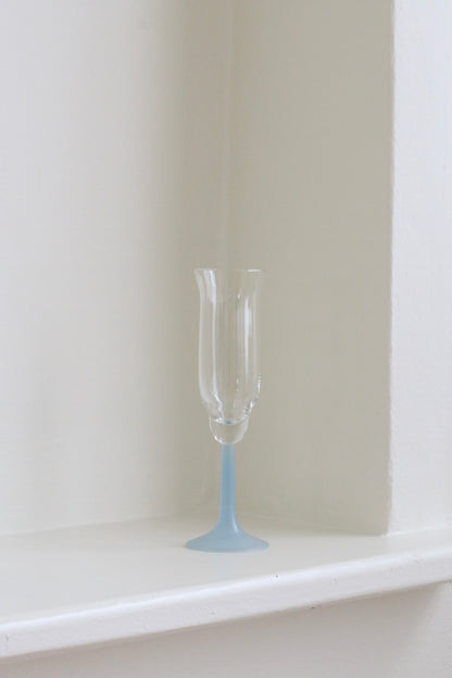 Frosted Stem Champagne Glasses (6)