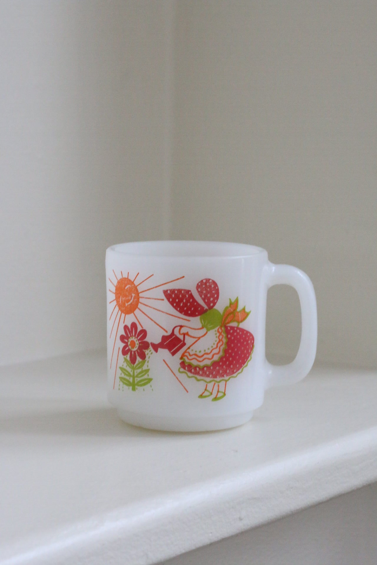 ‘With Love’ Milk Glass Mug