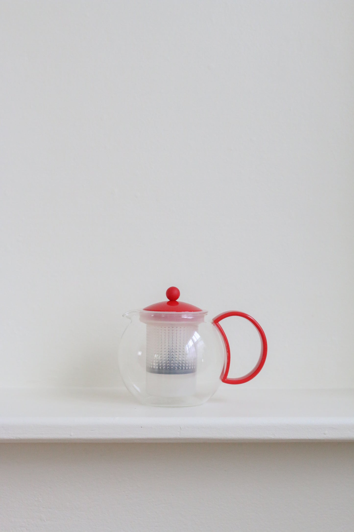 Vintage Bodum Tea Press ~ Red