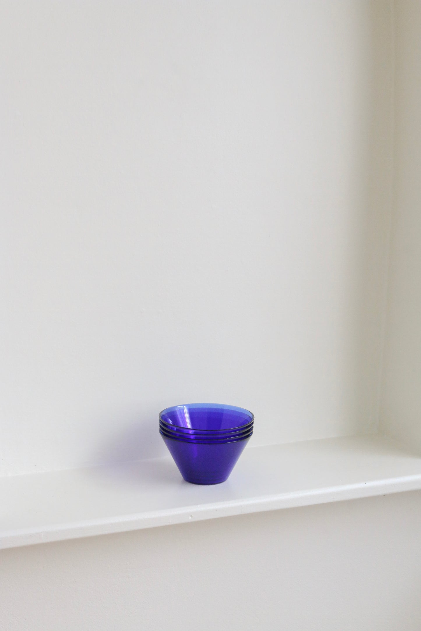 Cobalt Glass Bowls (4)