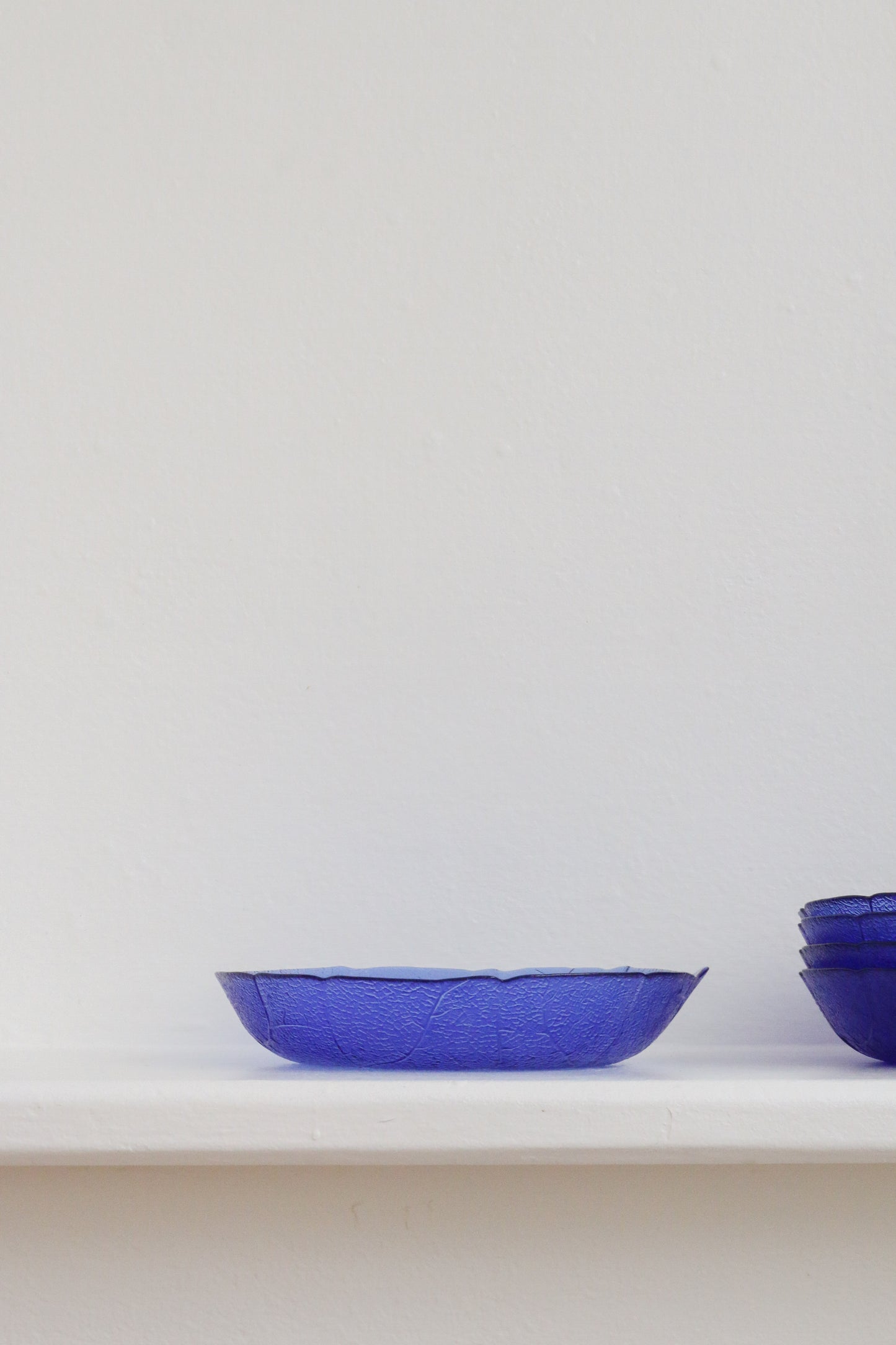 Cobalt Leaf Bowls (5)