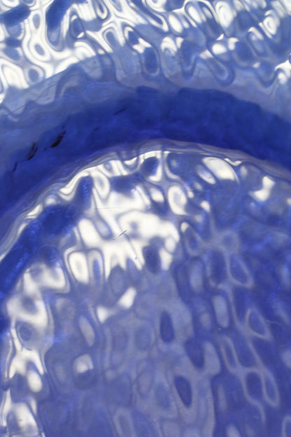 Cobalt Glass Serving Plate