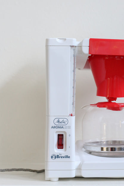 Vintage Melitta 'Aroma' Coffee Maker ~ Red