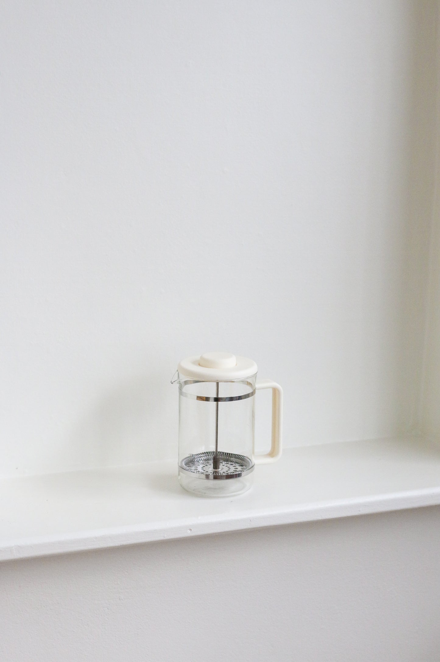 Vintage Bodum French Press ~ Off-White (1.5L)