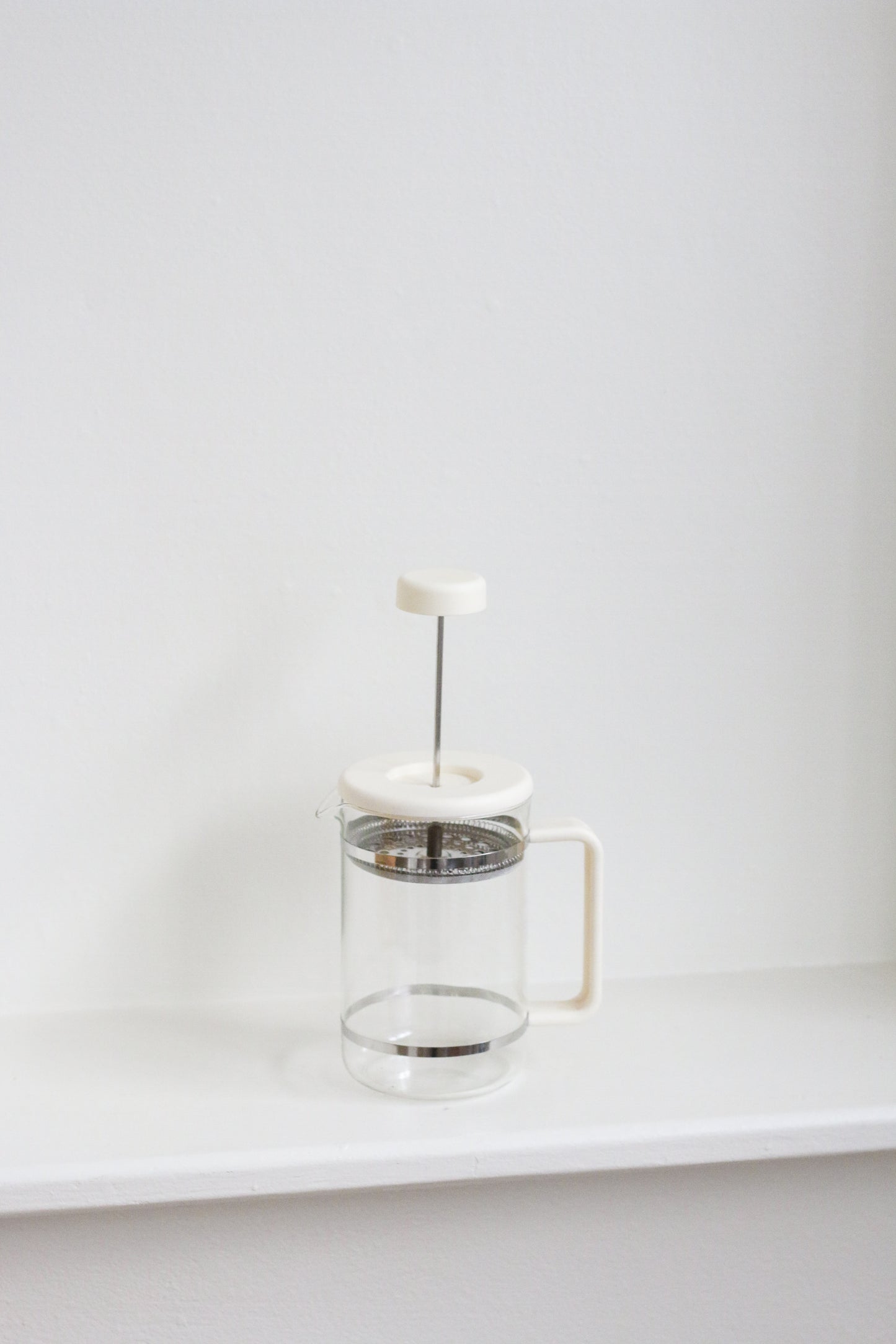 Vintage Bodum French Press ~ Off-White (1.5L)