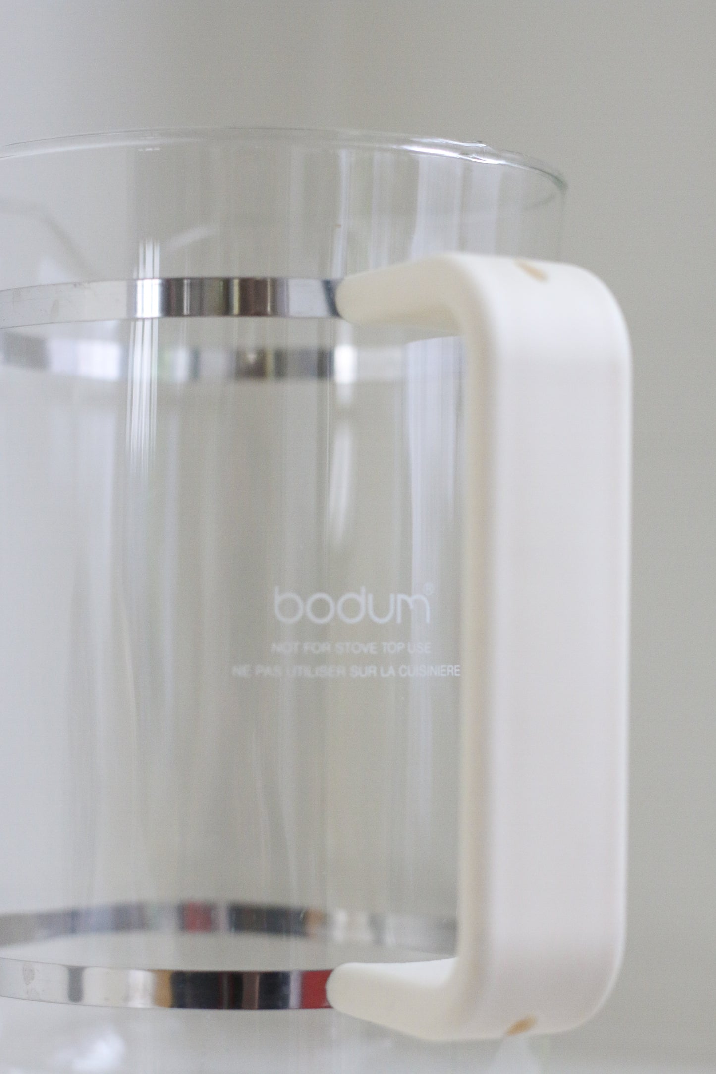 Vintage Bodum French Press ~ Off-White (1.5L)