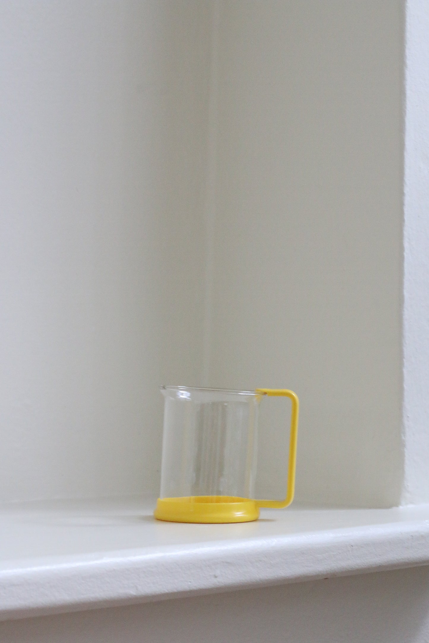Vintage Bodum Glass Mug ~ Yellow