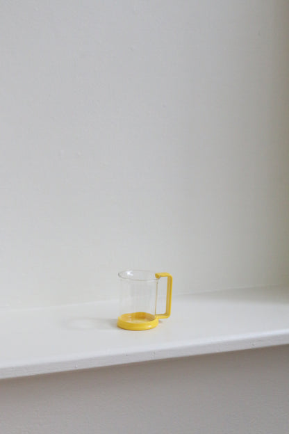 Vintage Bodum Glass Mug ~ Yellow