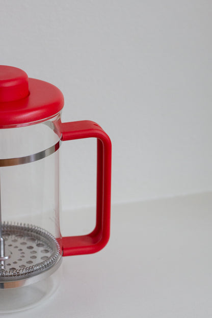 Vintage Bodum French Press - Red (1.5L)