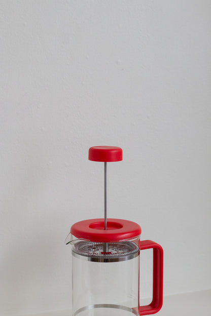 Vintage Bodum French Press - Red (1.5L)