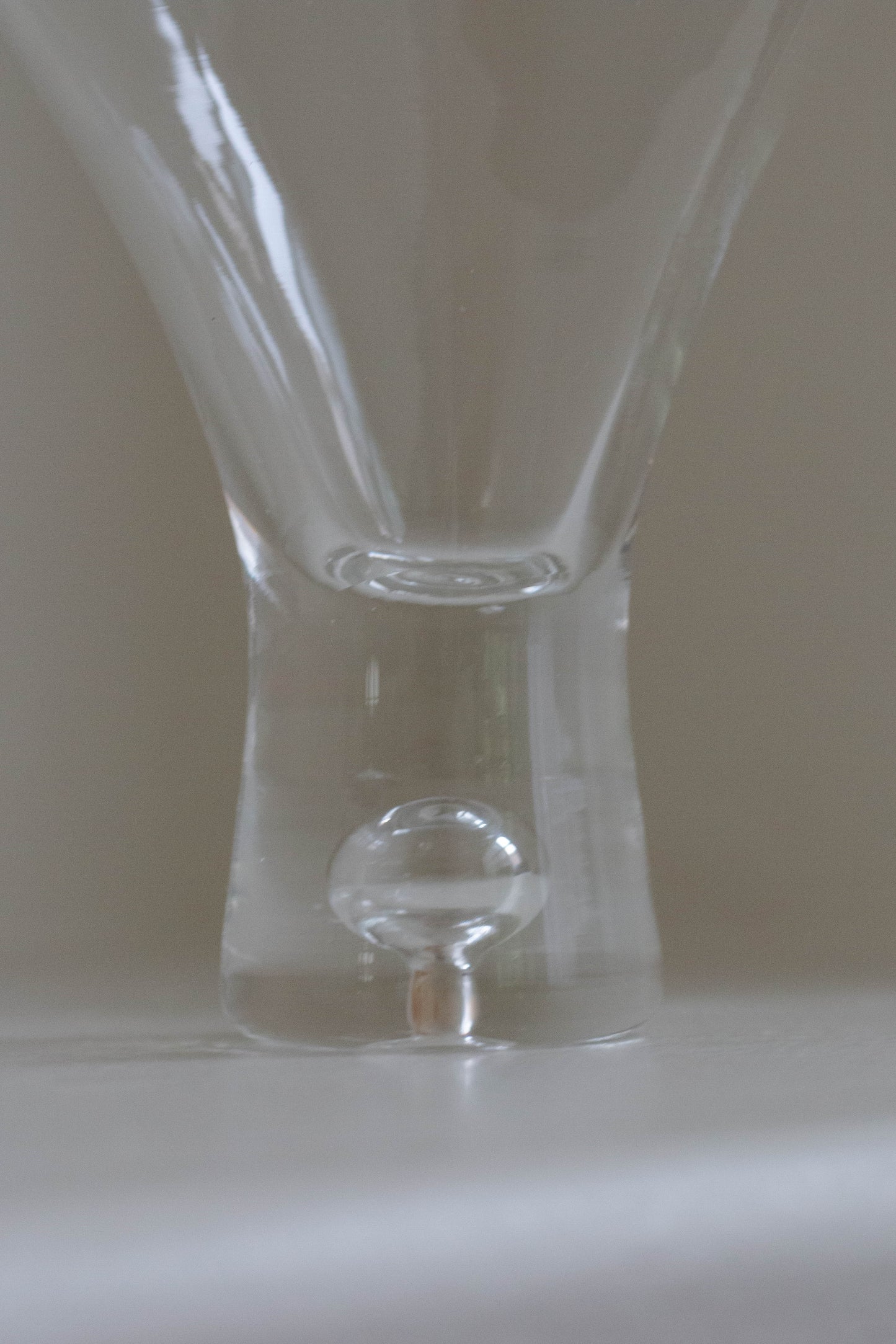 Bubble Stem Martini Glasses (4)