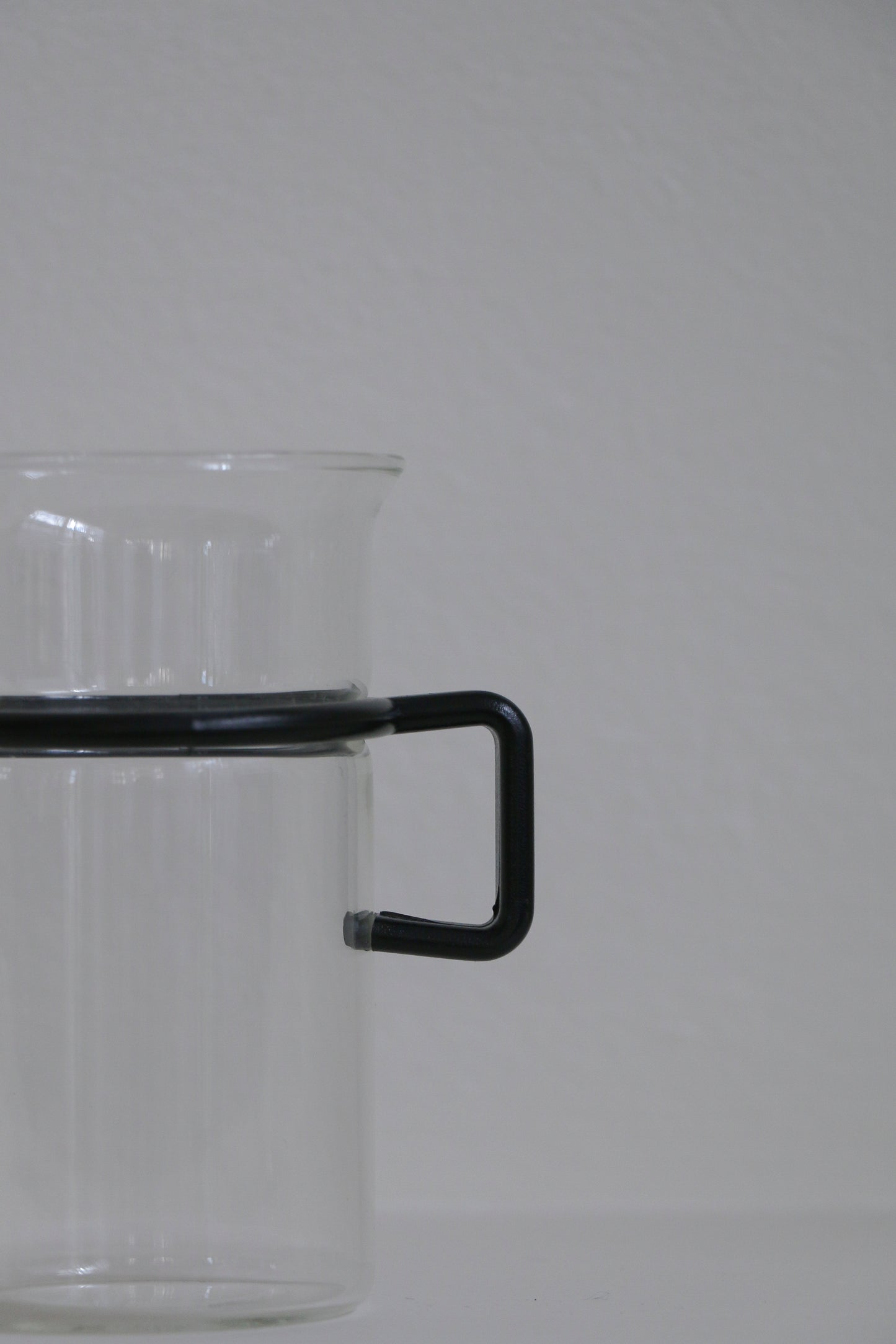 Vintage Bodum Glass Mug~ Black (Large)