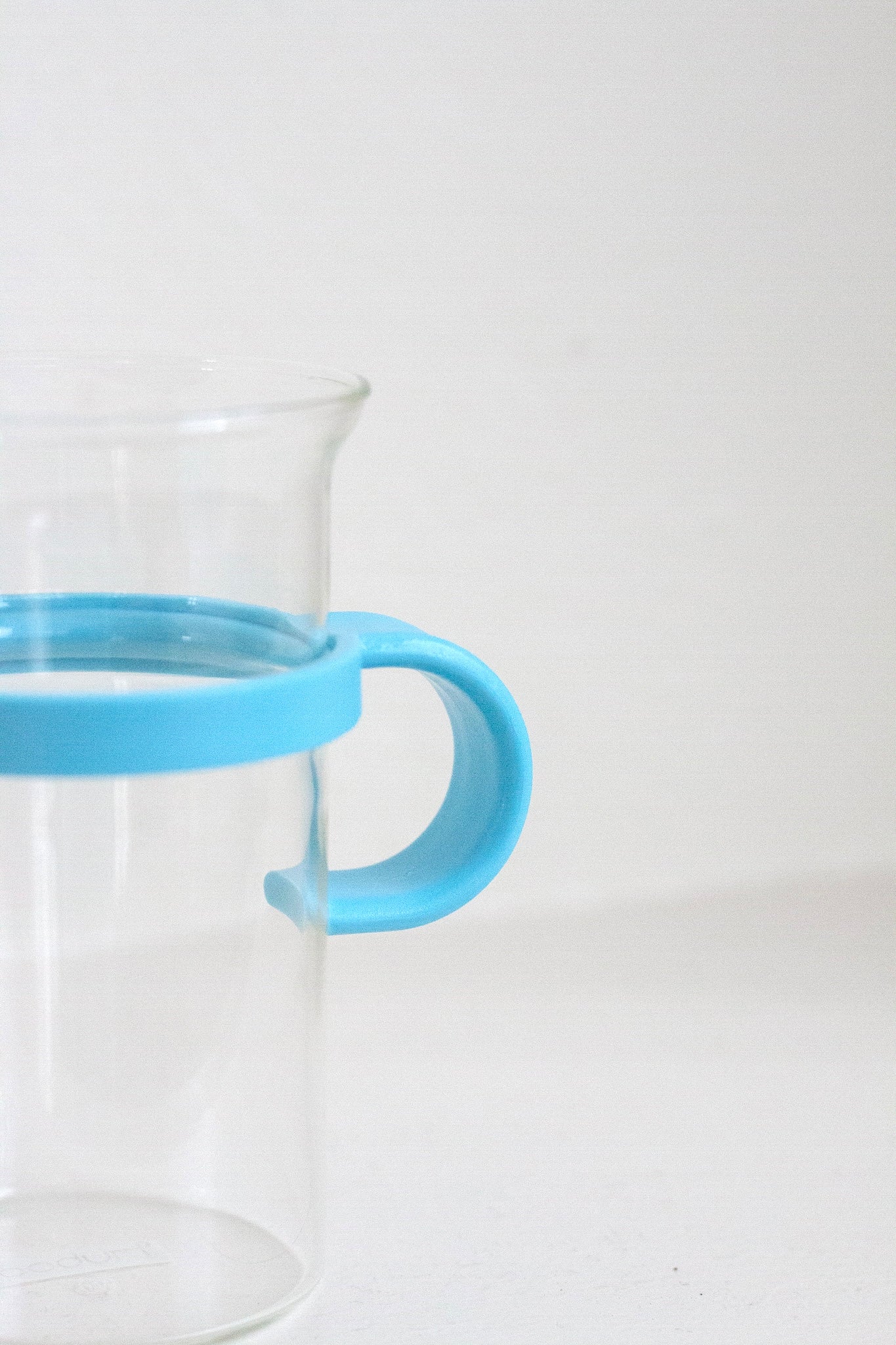 Vintage Bodum Glass Mug ~ Blue