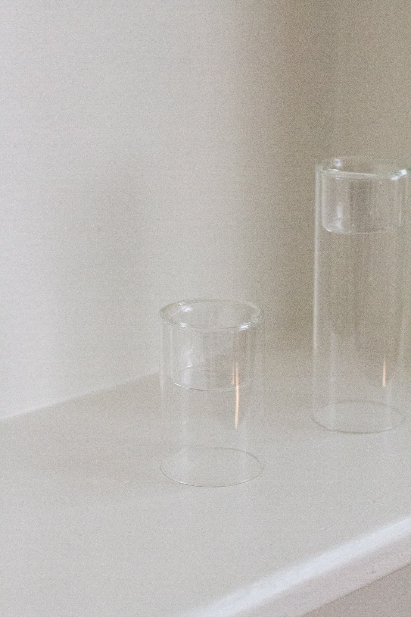 Floating Glass Candle Holders