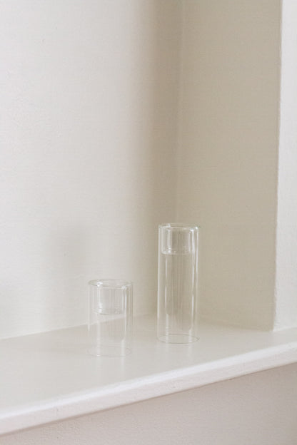 Floating Glass Candle Holders